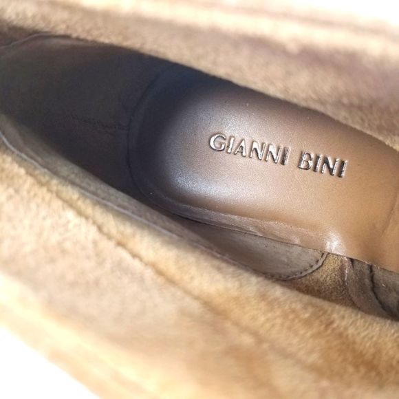 NWOT Gianni Bini Tan Lace Up Ankle Boot. Size 8.5M. S709 - Picture 6 of 9